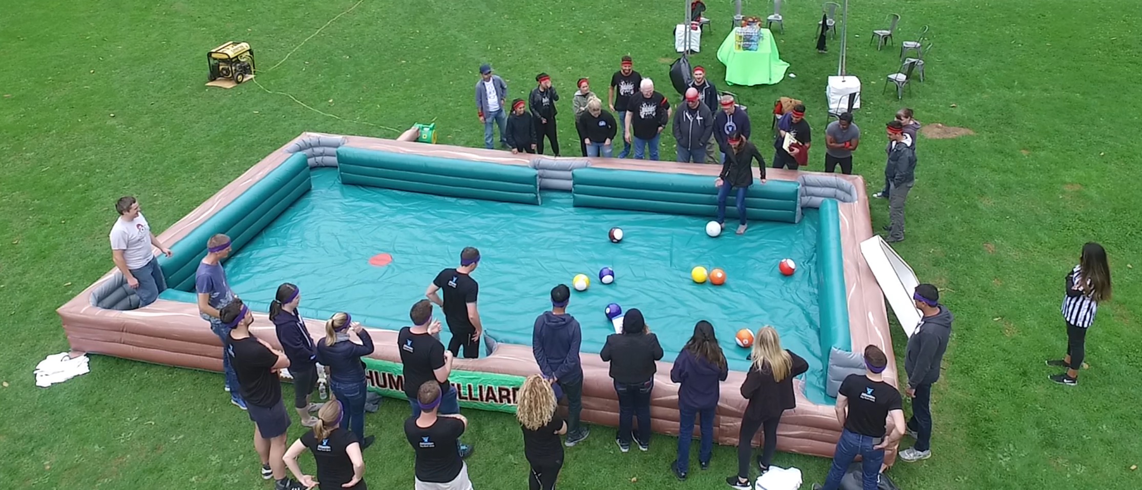 Giant Inflatable Pool Table