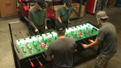 Giant LED Foosball Table