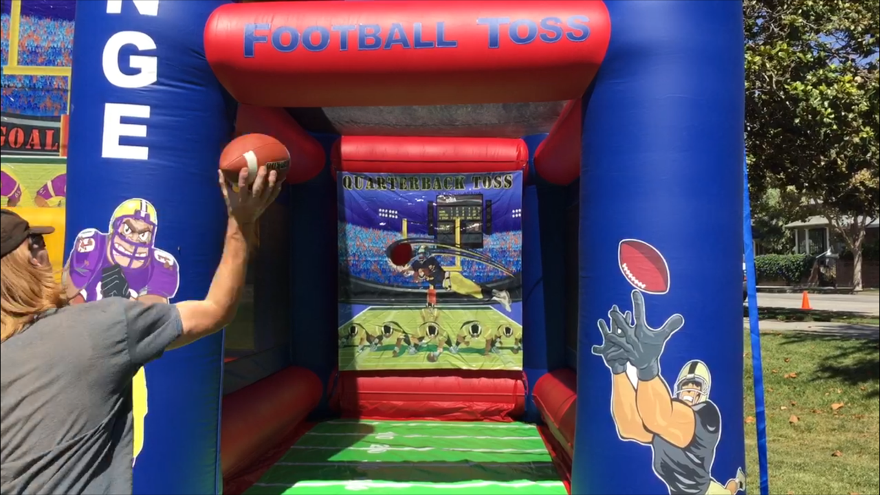 inflatable field goal challenge rental san francisco