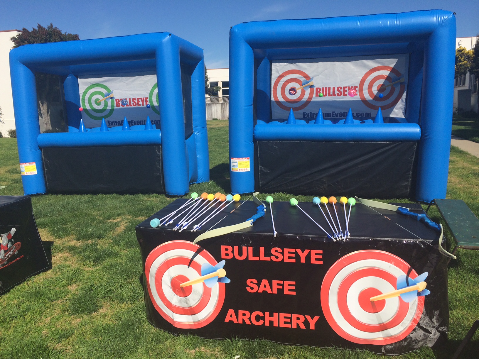 bullseye archery inflatable rental san jose