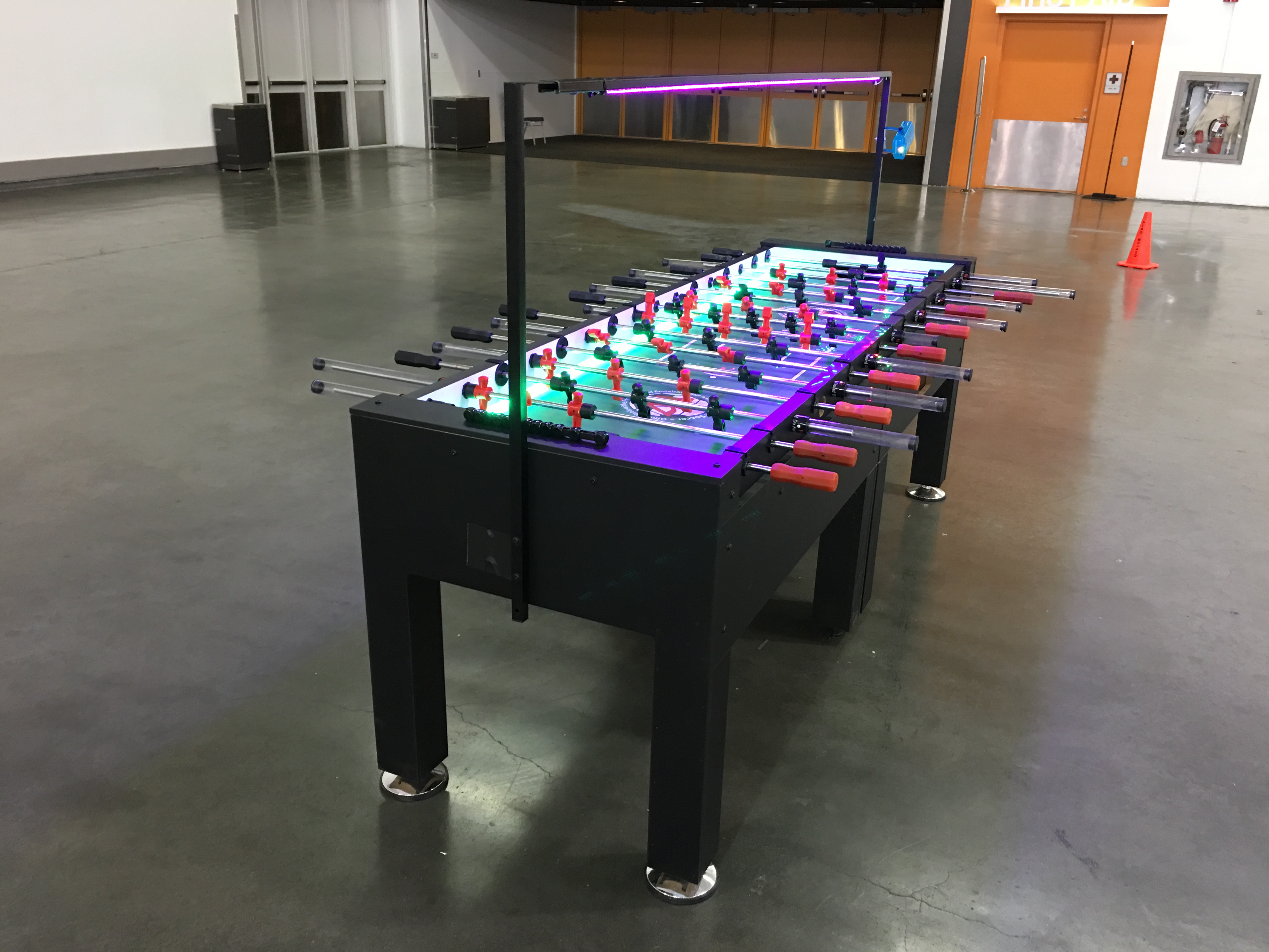 Giant LED Foosball Table