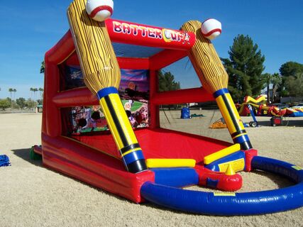 Inflatable Batting Cage Game