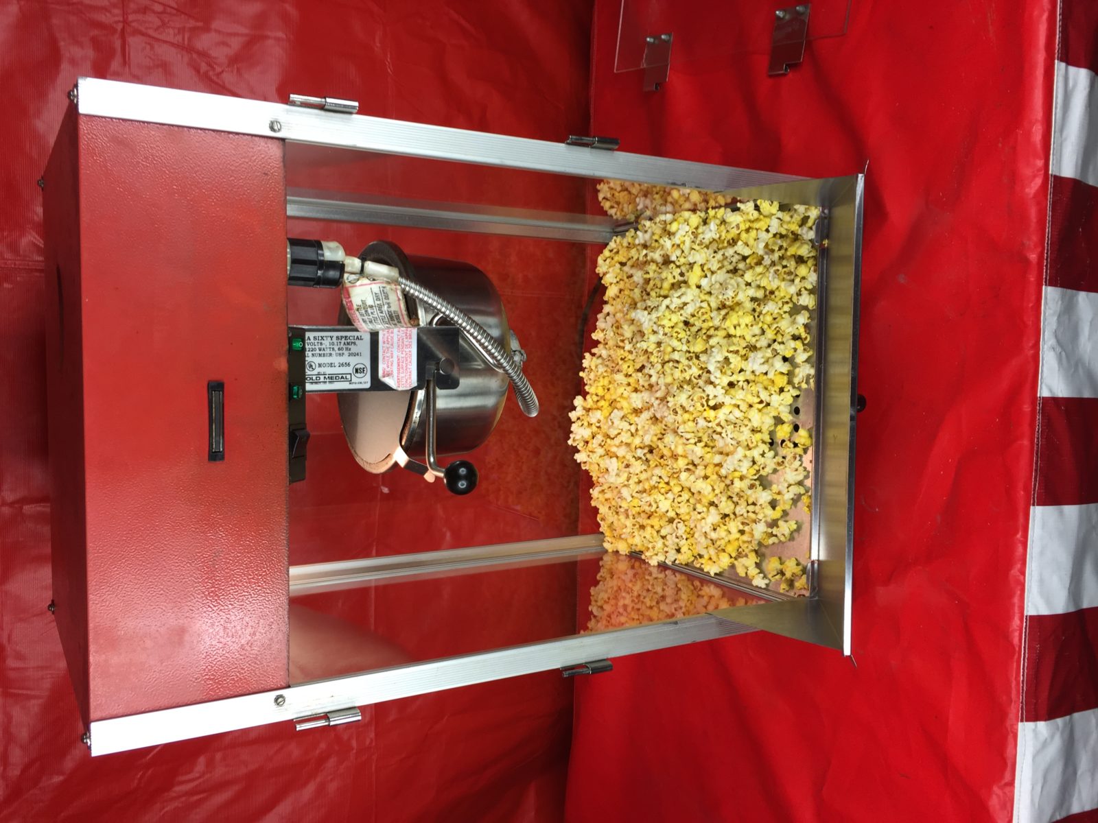 popcorn machine rental Monterey