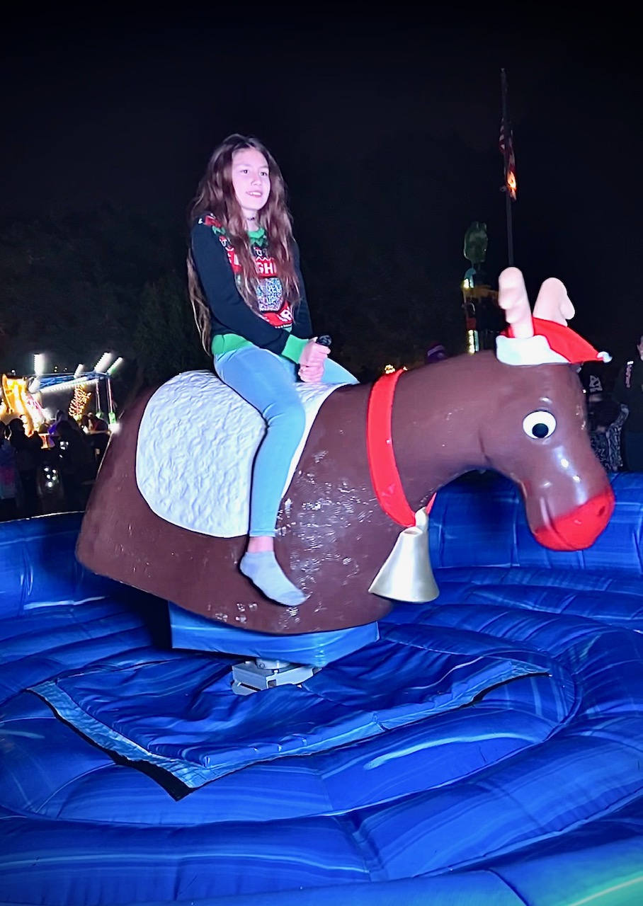 Holiday Mechanical Reindeer Ride Rental Over 21 Party Rentals