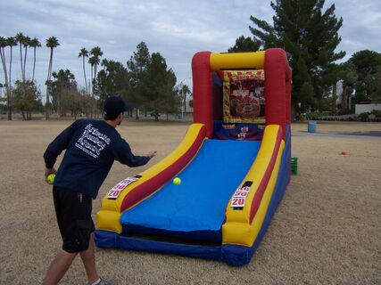 Inflatable Skee Ball Machine