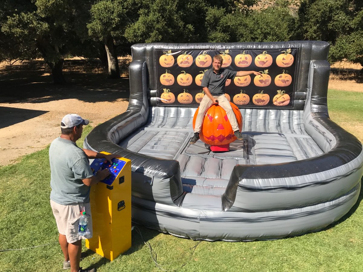 Mechanical Bull Halloween Pumpkin Ride Rental