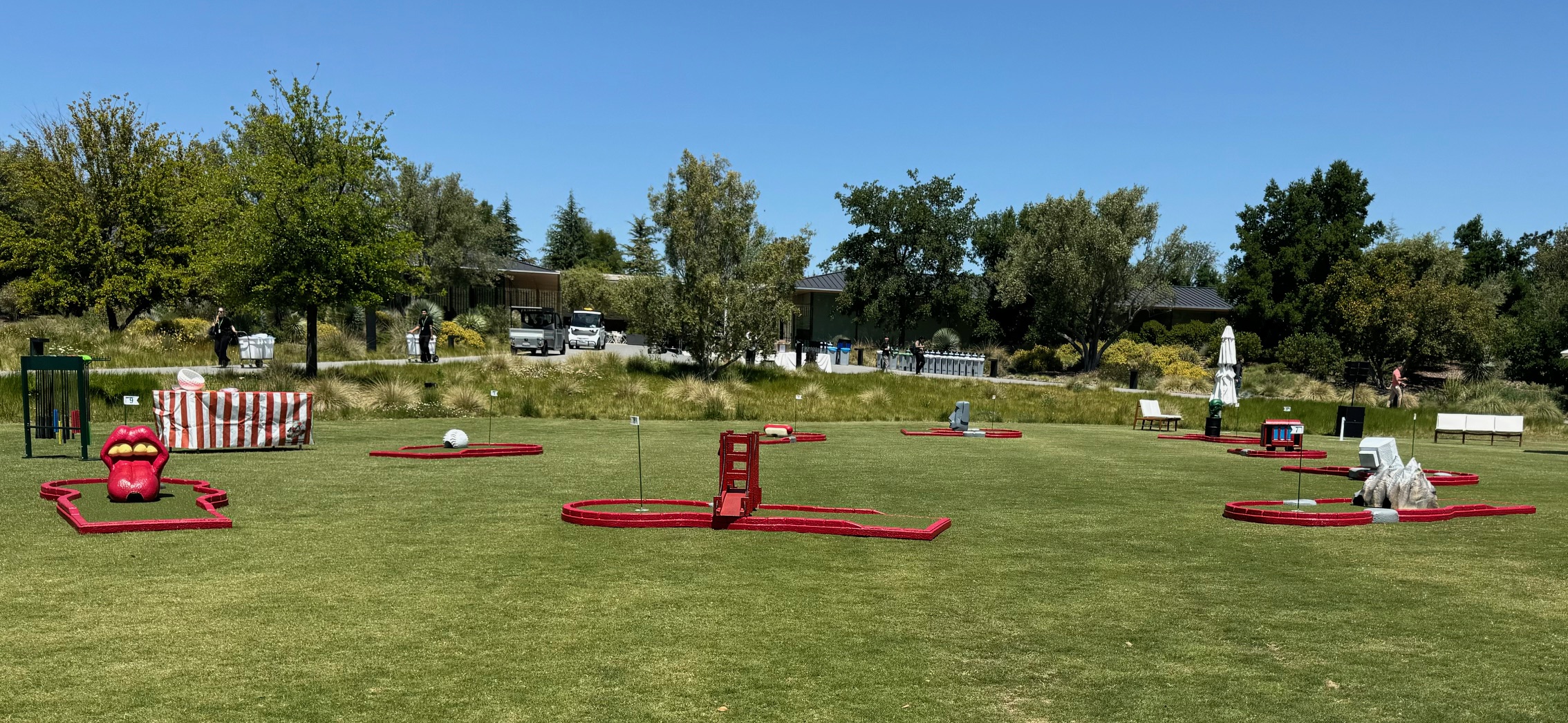 Portable Mini Golf Rental with unique holes