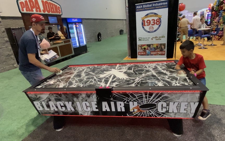 LED Air Hockey Table