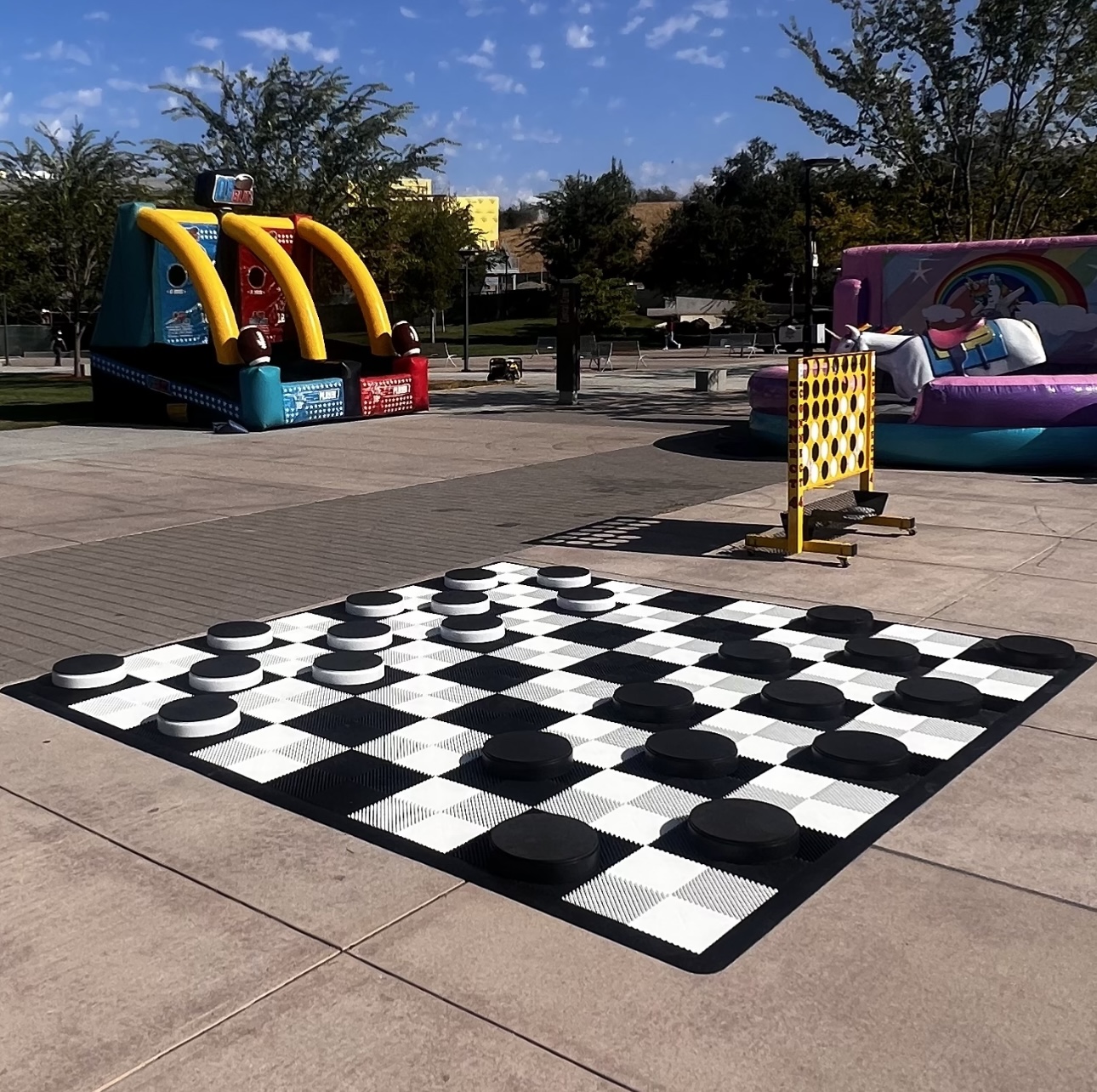 Big Checkers Game Rental