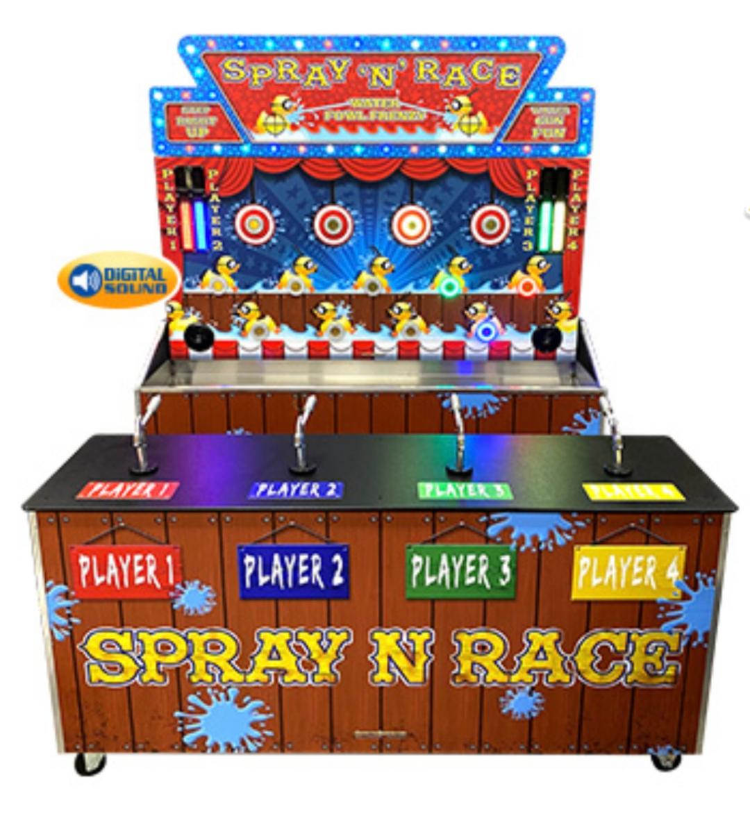 Water Gun Carnival Game Spray N Race