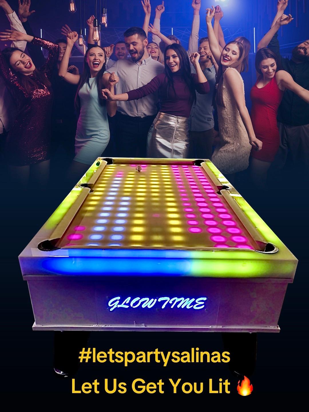 NEW for 2024 LED Glow Pool Table