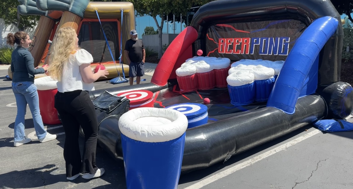 Giant Beer Pong Inflatable Competition Game Rental